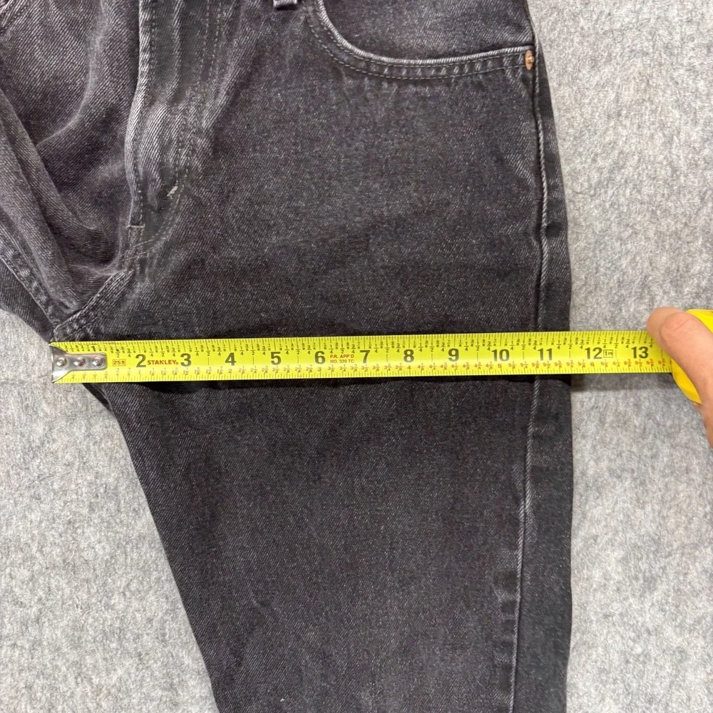Vintage Levi's 505 Jeans Black 28 x 31 Straight Cotton Zip Lesotho 2006 Denim
